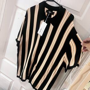 Bershka ASOS Striped button Up M